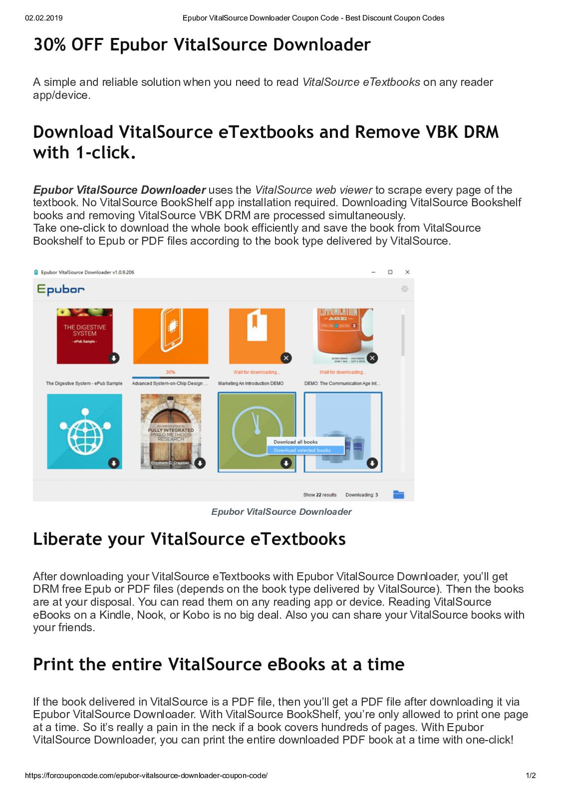 Vital Source Bookshelf Mac App